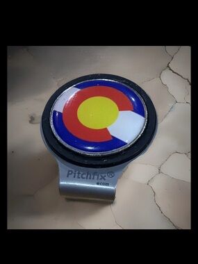 Colorado Flag Golf Ball Marker With Magnetic Hat Clip